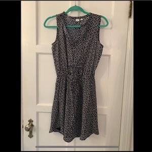 Gap Floral Tie Waist Dress